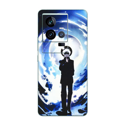 IQOO Phone Skins (All Models) - Satoru Gojo Dark Blue - 3D Embossed Finish (L-235) IQOO 11 5G