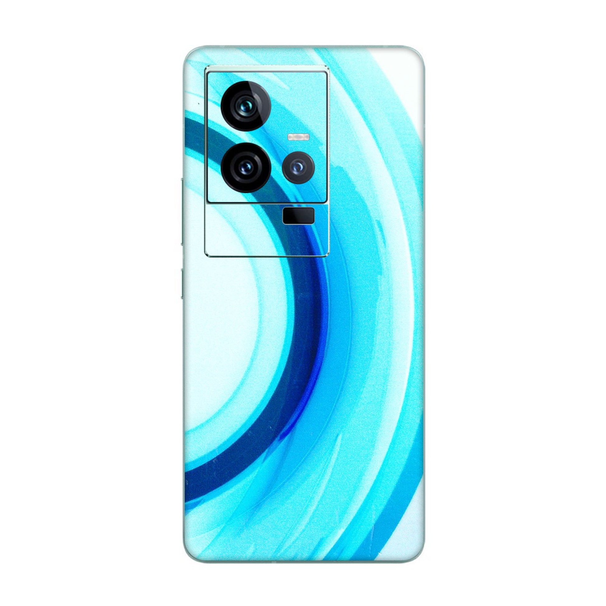 IQOO Phone Skins (All Models) - The Blue Curve - 3D Embossed Finish (L-244) IQOO 11 5G