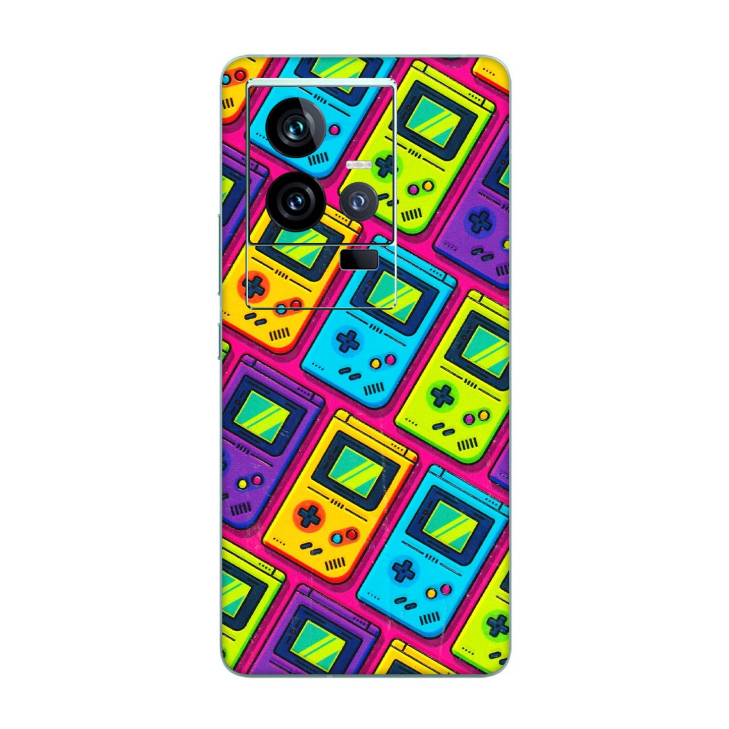 IQOO Phone Skins (All Models) - Gameboy Colourful - 3D Embossed Finish (L-266) IQOO 11 5G