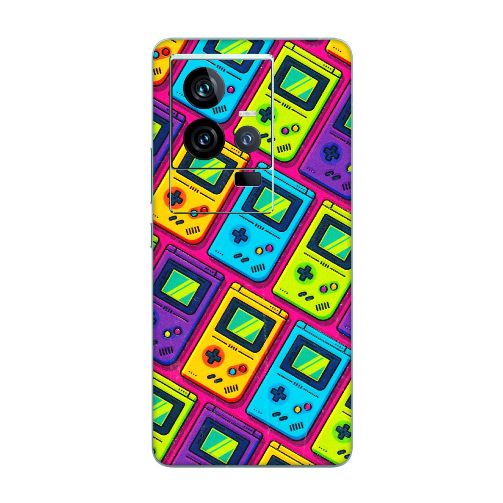 IQOO Phone Skins (All Models) - Gameboy Colourful - 3D Embossed Finish (L-266) IQOO 11 5G