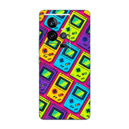 IQOO Phone Skins (All Models) - Gameboy Colourful - 3D Embossed Finish (L-266) IQOO 11 5G