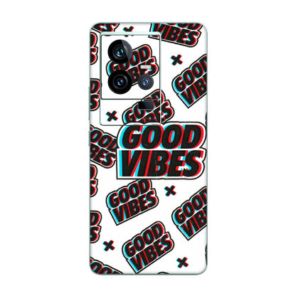 IQOO Phone Skins (All Models) - Good Vibes - 3D Embossed Finish (L-282) IQOO 11 5G