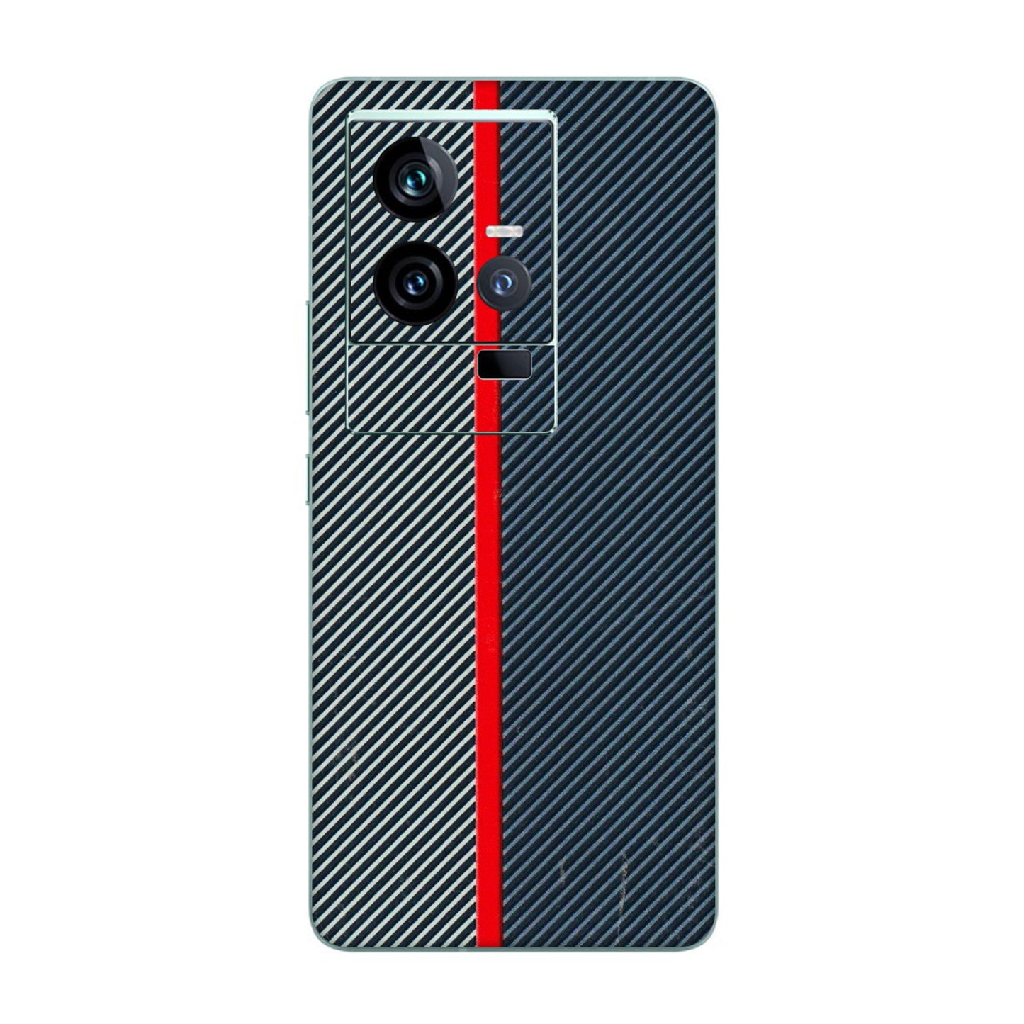 IQOO Phone Skins (All Models) - Blue Sober Lines - 3D Embossed Finish (L-305) IQOO 11 5G