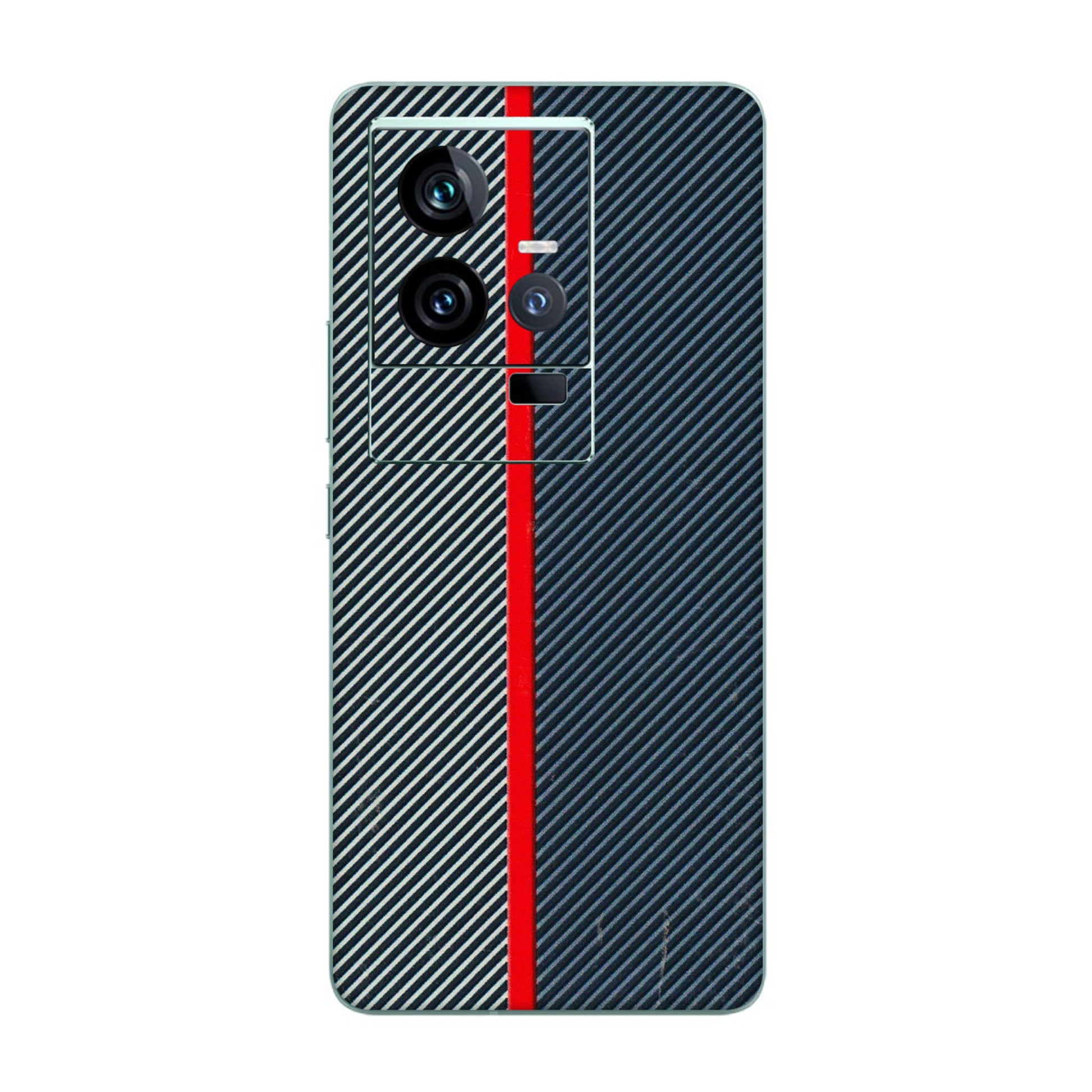 IQOO Phone Skins (All Models) - Blue Sober Lines - 3D Embossed Finish (L-305) IQOO 11 5G