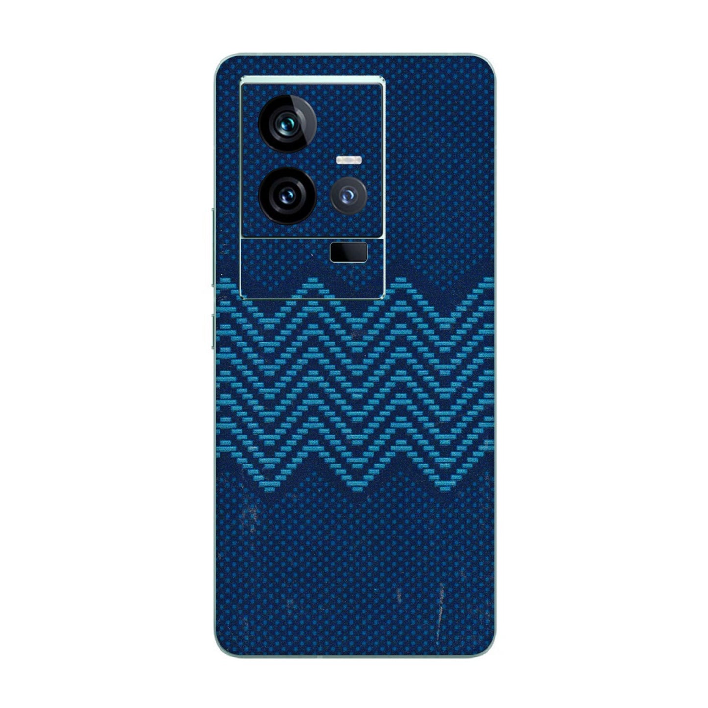 IQOO Phone Skins (All Models) - Blue Sober Waves - 3D Embossed Finish (L-306) IQOO 11 5G