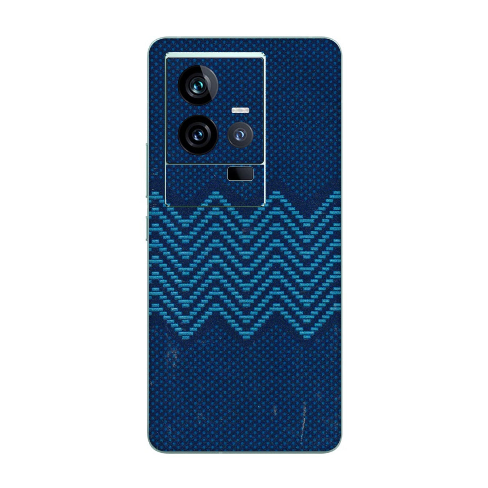 IQOO Phone Skins (All Models) - Blue Sober Waves - 3D Embossed Finish (L-306) IQOO 11 5G