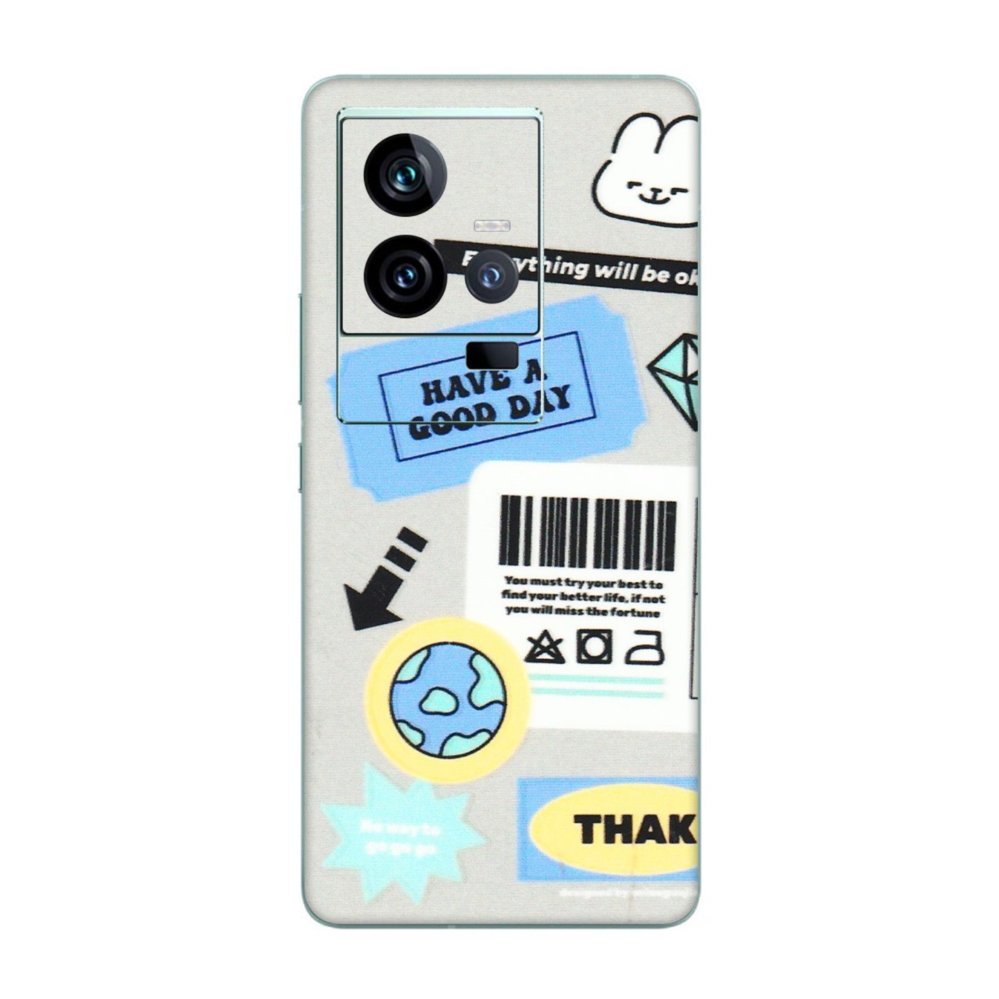 IQOO Phone Skins (All Models) - Will Be Okay Design - 3D Embossed Finish (L-316) IQOO 11 5G