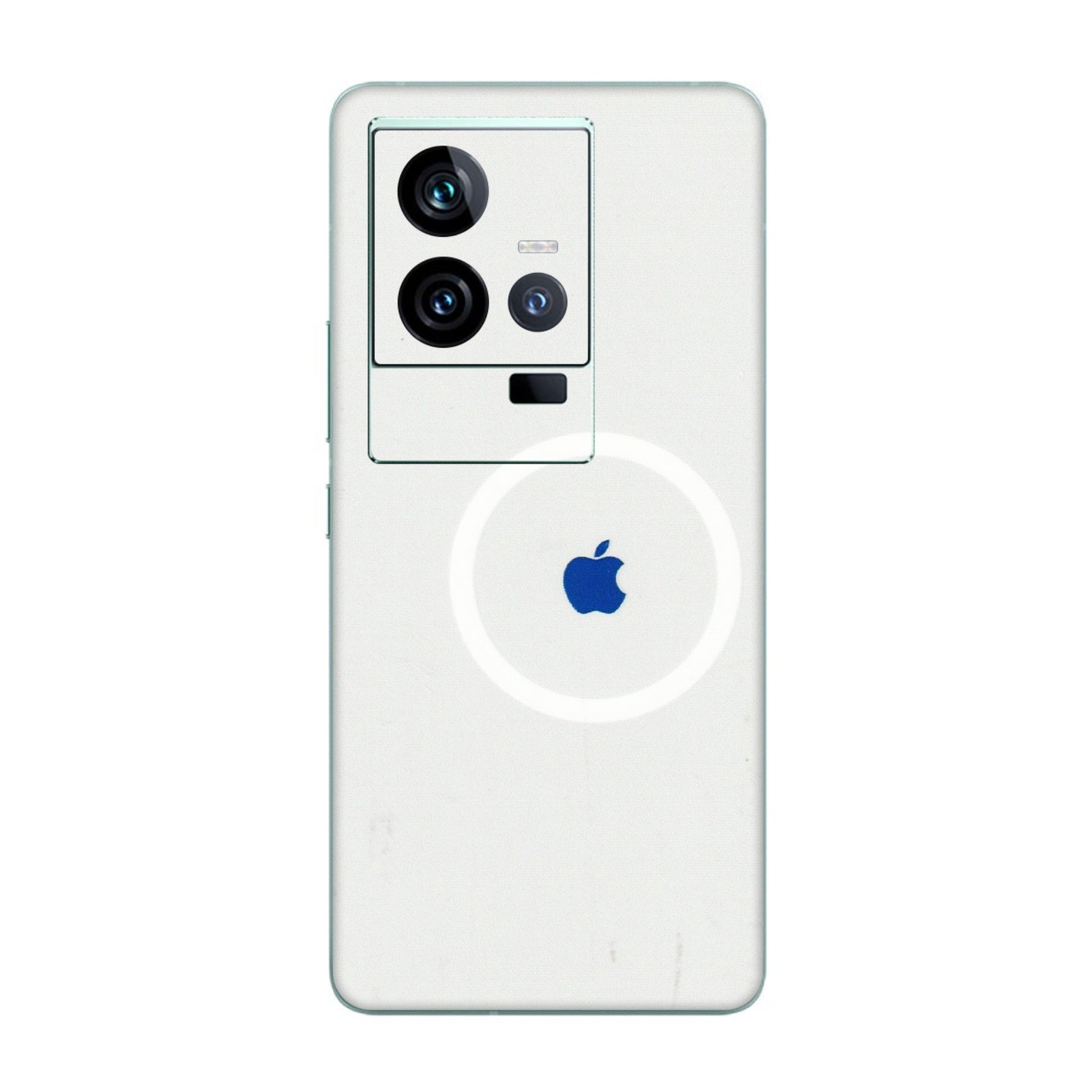 IQOO Phone Skins (All Models) - iPhone Magsafe Logo - 3D Embossed Finish (L-320) IQOO 11 5G