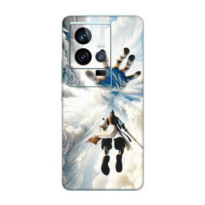 IQOO Phone Skins (All Models) - Big Hand With Monkey King - 3D Embossed Finish (L-323) IQOO 11 5G