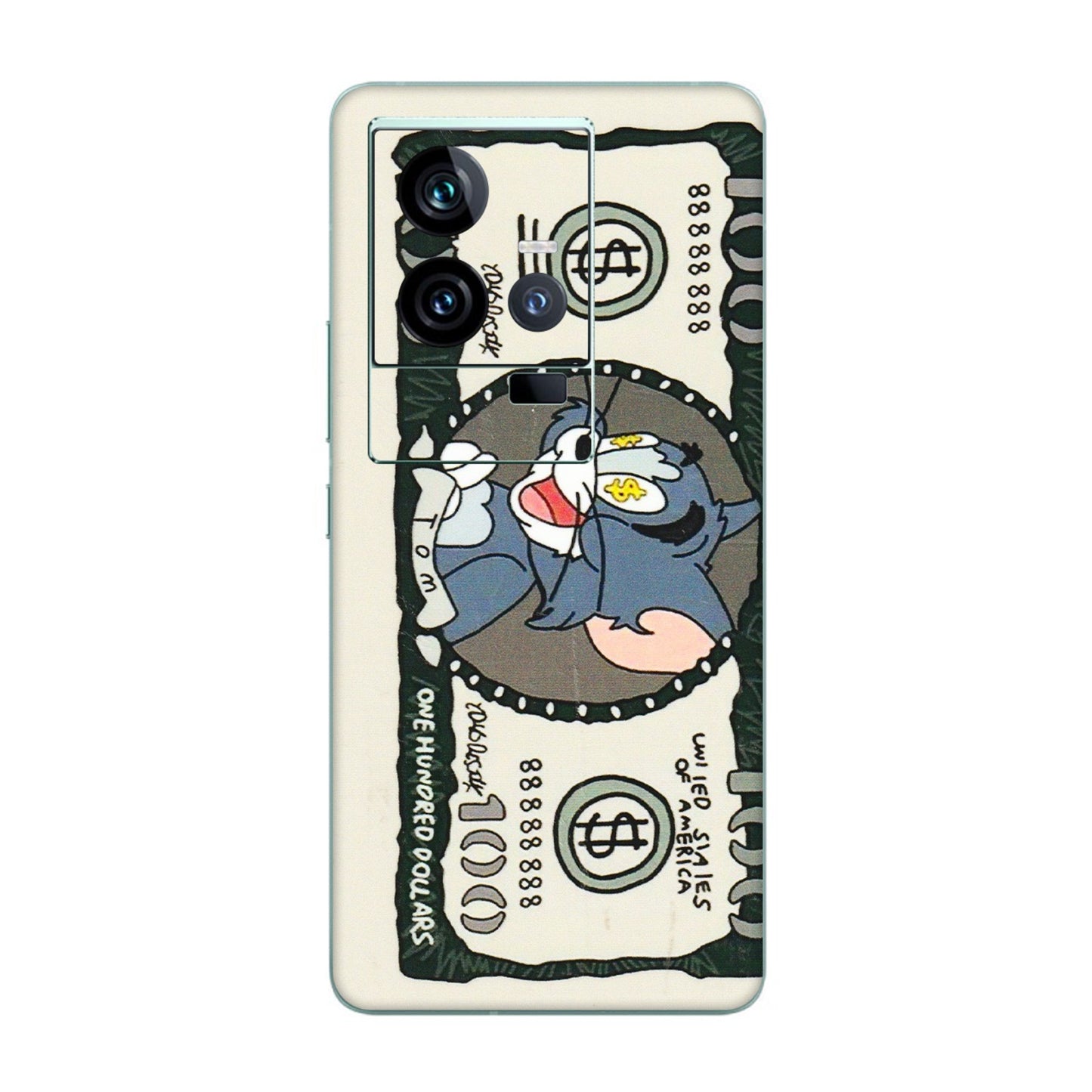 IQOO Phone Skins (All Models) - Tom Hundred Dollar - 3D Embossed Finish (L-324) IQOO 11 5G
