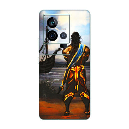 IQOO Phone Skins (All Models) - Heavenly God Figure - 3D Embossed Finish (L-34) IQOO 11 5G