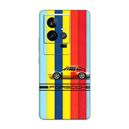 IQOO Phone Skins (All Models) - Multicolour Porche - 3D Embossed Finish (L-39) IQOO 11 5G