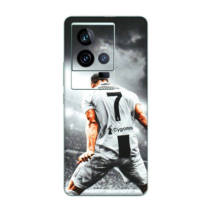 IQOO Phone Skins (All Models) - Ronaldo CR7 Crazy - 3D Embossed Finish (L-44) IQOO 11 5G