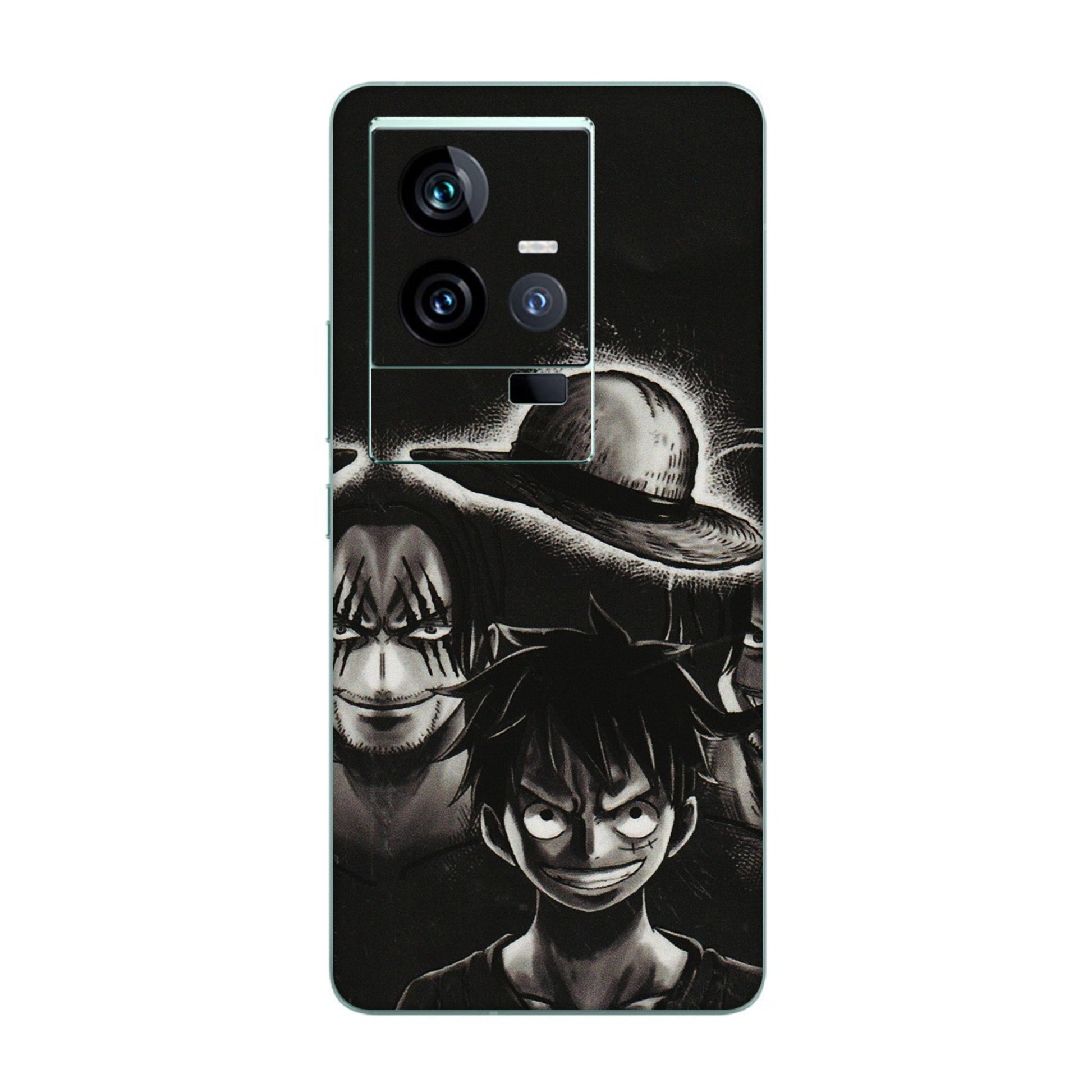 IQOO Phone Skins (All Models) - Black Luffy Hat - 3D Embossed Finish (L-57) IQOO 11 5G
