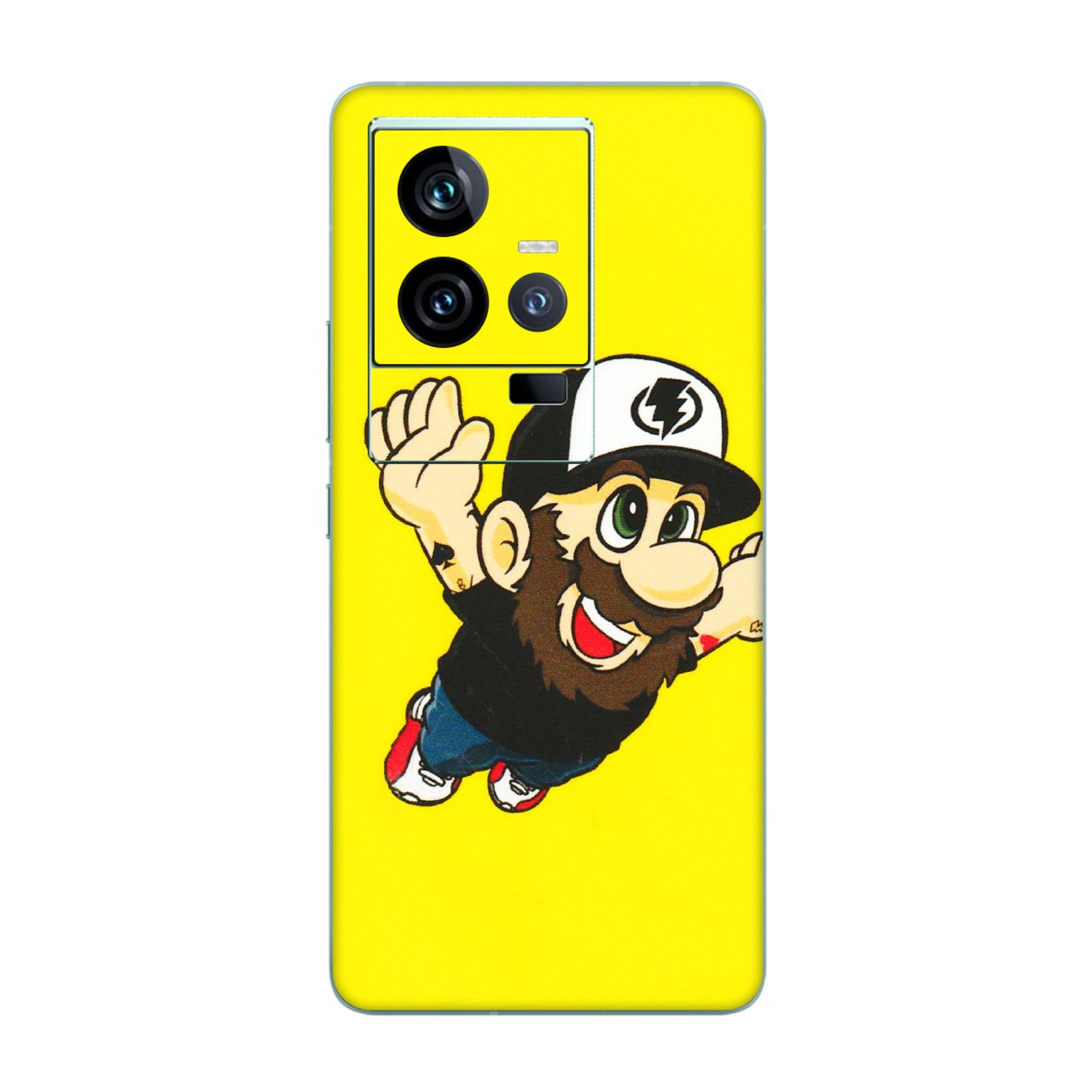 IQOO Phone Skins (All Models) - Flying Beardo - 3D Embossed Finish (L-60) IQOO 11 5G