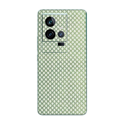 IQOO Phone Skins (All Models) - Gucci Fabric Pattern - 3D Embossed Finish (L-73) IQOO 11 5G