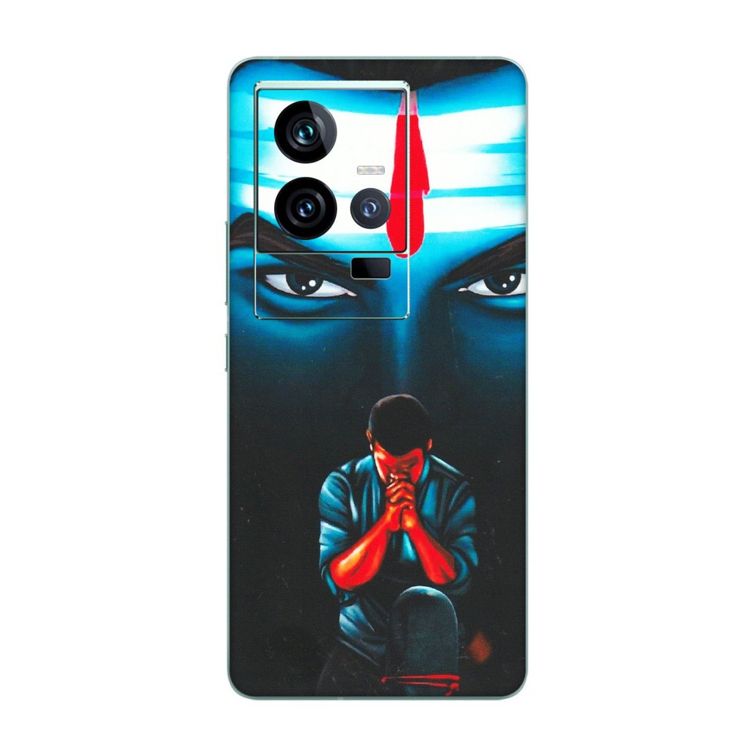 IQOO Phone Skins (All Models) - Mahakal Bhakt - Matte Finish (M-112) IQOO 11 5G