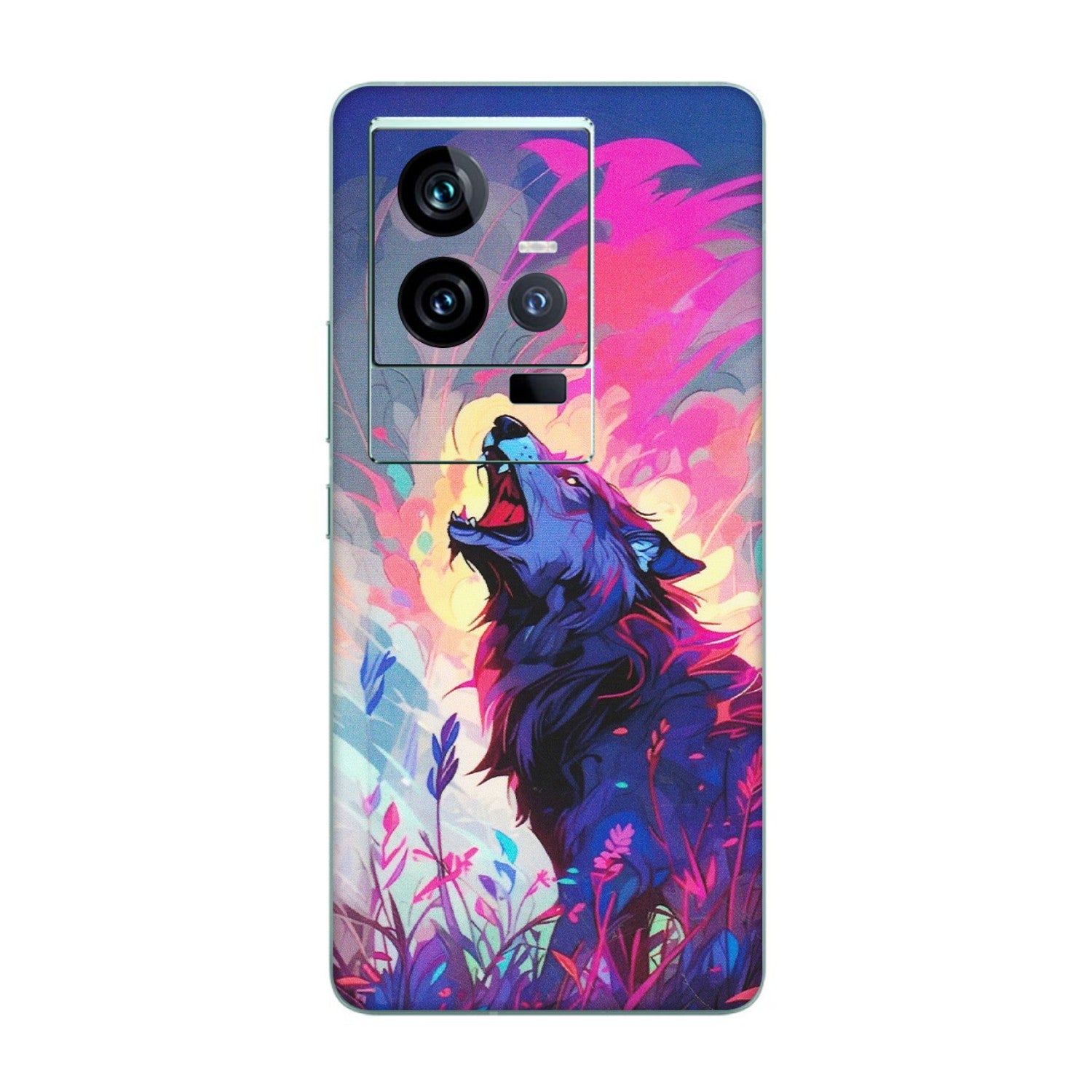 IQOO Phone Skins (All Models) - New Wild Wolf Abstract - Matte Finish (M-125) IQOO 11 5G
