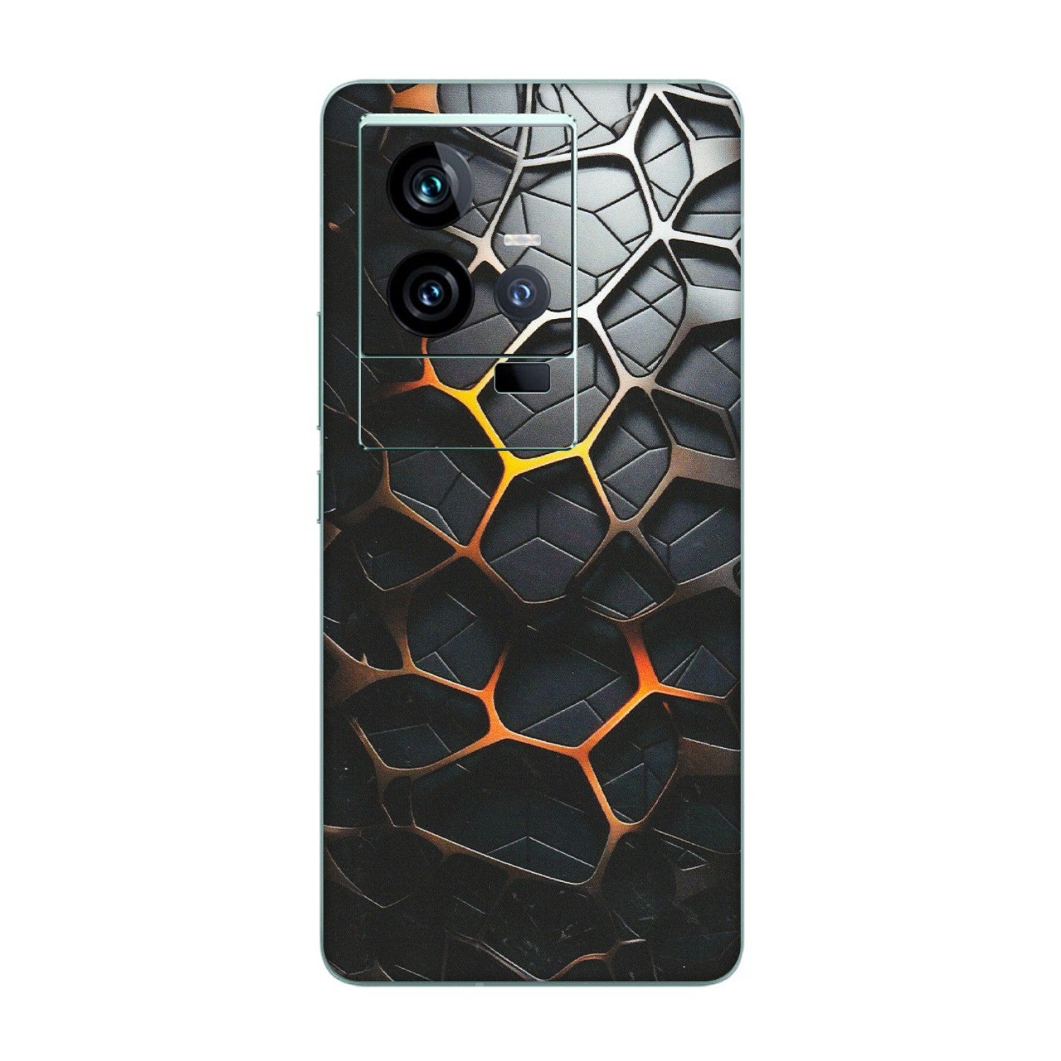 IQOO Phone Skins (All Models) - New Abstract Graphite Tiles - Matte Finish (M-130) IQOO 11 5G