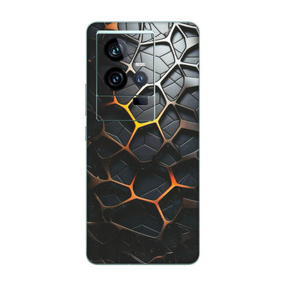 IQOO Phone Skins (All Models) - New Abstract Graphite Tiles - Matte Finish (M-130) IQOO 11 5G
