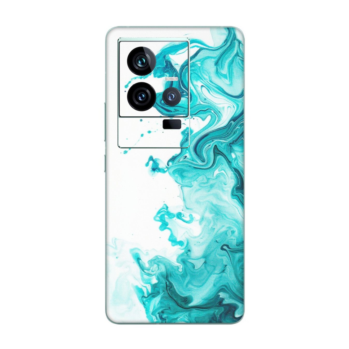 IQOO Phone Skins (All Models) - Sky Blue Abstract Colour - Matte Finish (M-146) IQOO 11 5G