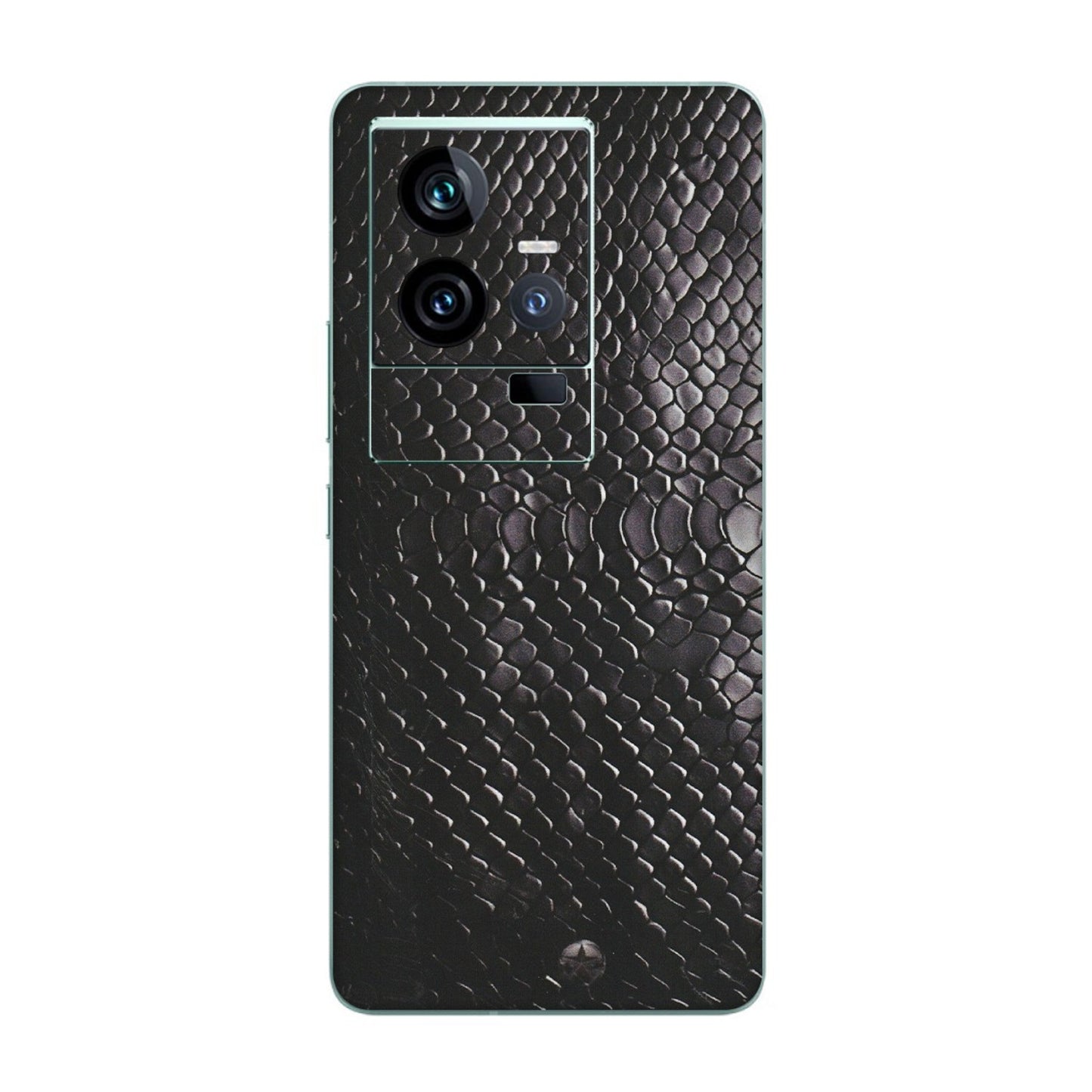 IQOO Phone Skins (All Models) - Black Snack Leather - Matte Finish (M-147) IQOO 11 5G