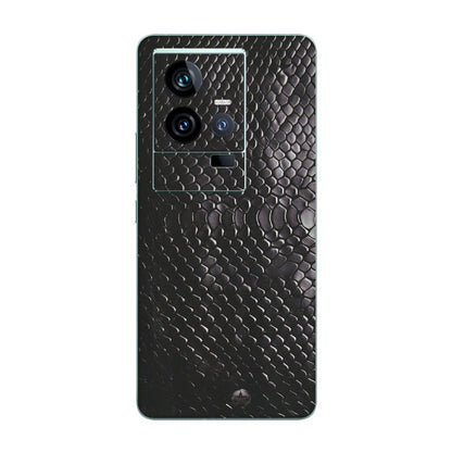 IQOO Phone Skins (All Models) - Black Snack Leather - Matte Finish (M-147) IQOO 11 5G
