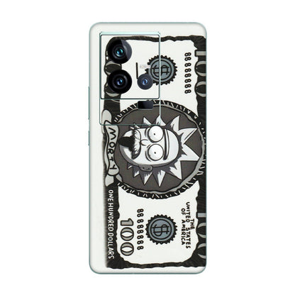 IQOO Phone Skins (All Models) - Rick And Morty Hundred Dollar Anime - Matte Finish (M-161) IQOO 11 5G