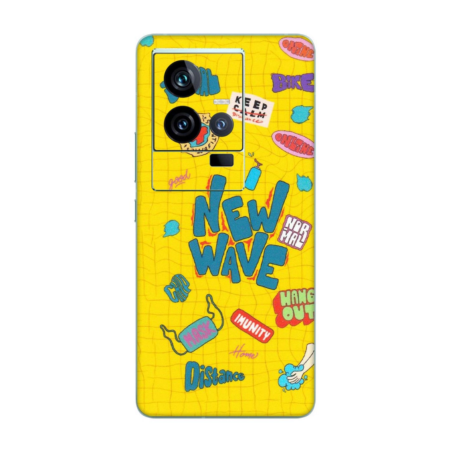 IQOO Phone Skins (All Models) - New Wave Life - Matte Finish (M-17) IQOO 11 5G
