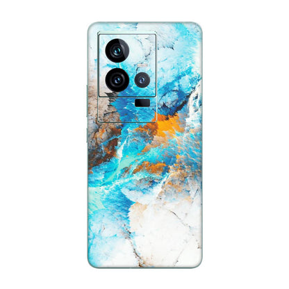 IQOO Phone Skins (All Models) - Blue Waves Abstract - Matte Finish (M-19) IQOO 11 5G