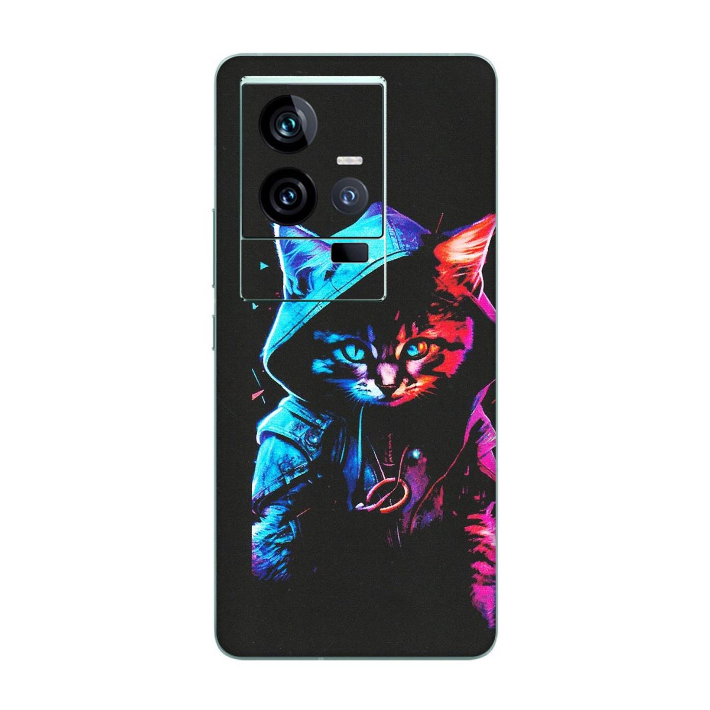 IQOO Phone Skins (All Models) - Cyberpunk Cat - Matte Finish (M-45) IQOO 11 5G