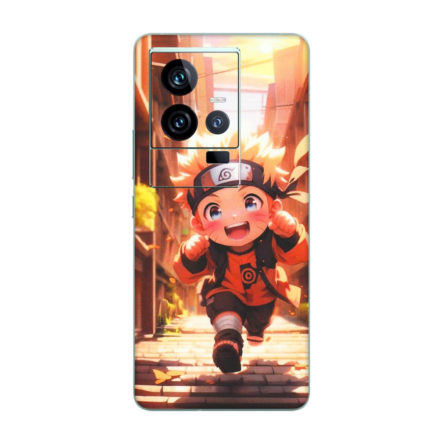 IQOO Phone Skins (All Models) - Naruto Cute Toon Running - Matte Finish (M-04) IQOO 11 5G