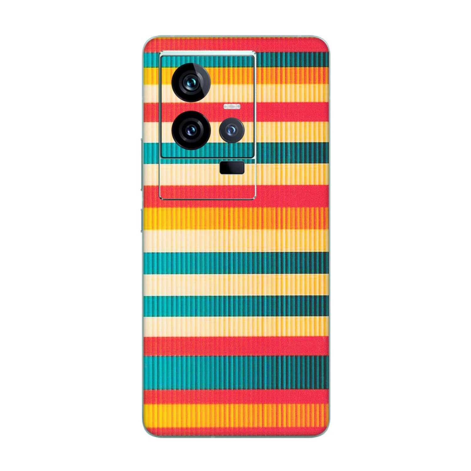 IQOO Phone Skins (All Models) - Colourful Stripes Soothing Effect - Matte Finish (M-86) IQOO 11 5G