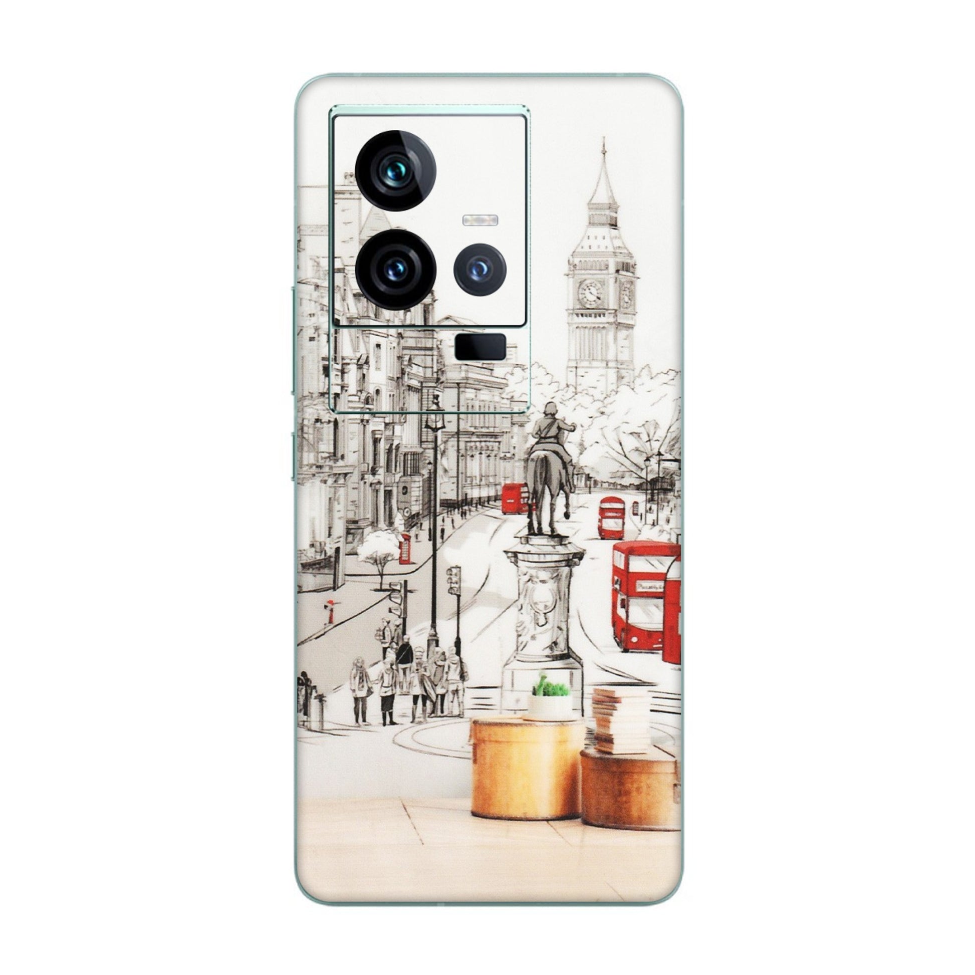IQOO Phone Skins (All Models) - London Street - Transparent Finish (T-02) IQOO 11 5G