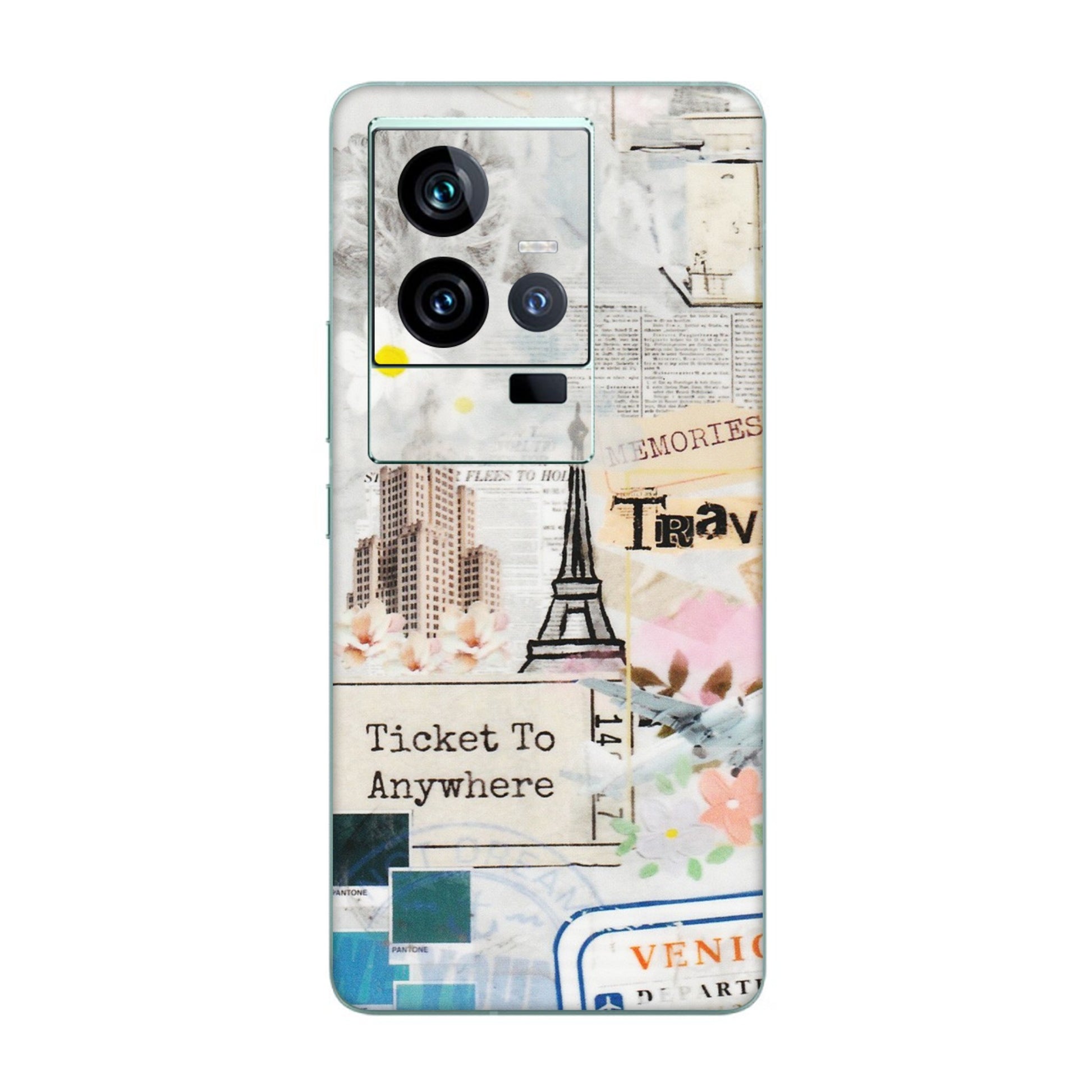 IQOO Phone Skins (All Models) - Travel Memories - Transparent Finish (T-09) IQOO 11 5G