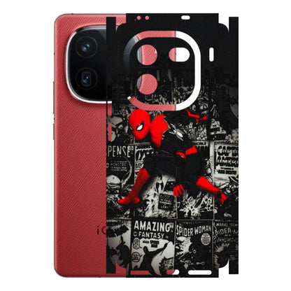 IQOO Phone Skins (All Models) - SpiderMan New - 3D Embossed Finish (L-162) IQOO 12 5G