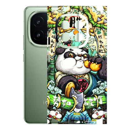 IQOO Phone Skins (All Models) - Royal Rich Panda - 3D Embossed Finish (L-170) IQOO 13 5G