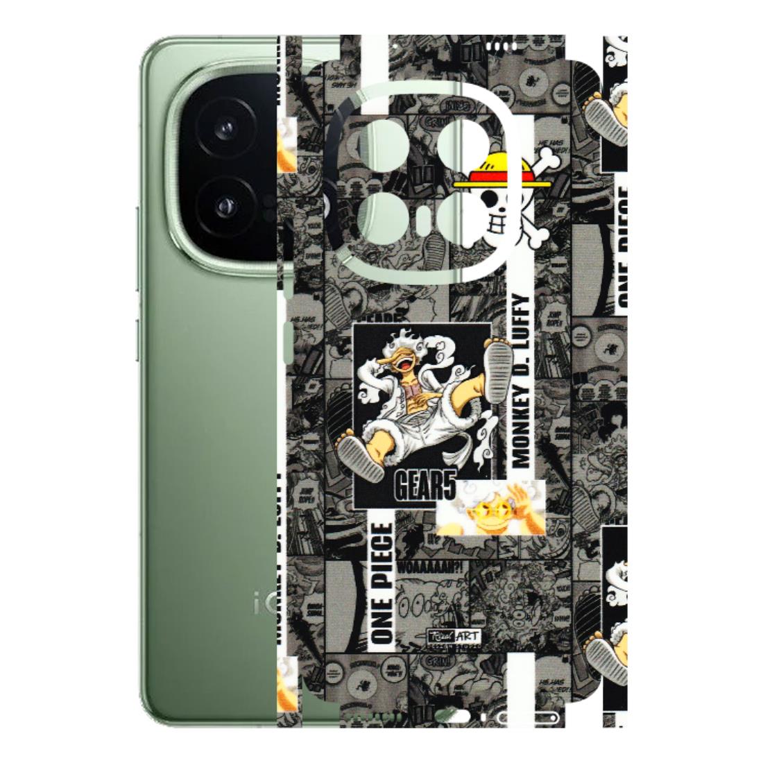 IQOO Phone Skins (All Models) - Cuffy Anime MonkeyCamic - 3D Embossed Finish (L-242) IQOO 13 5G