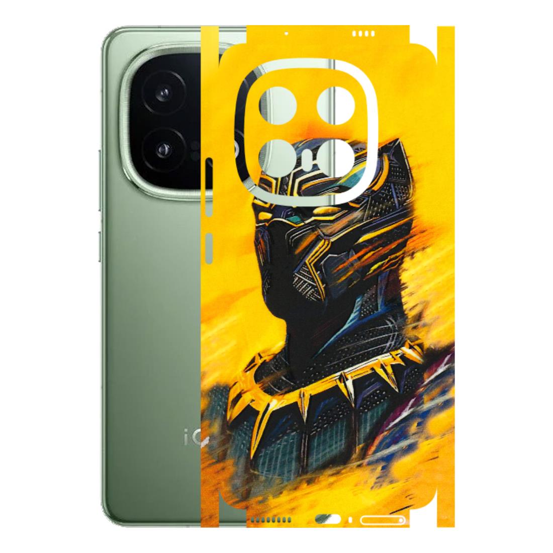 IQOO Phone Skins (All Models) - Yellow Panther - 3D Embossed Finish (L-54) IQOO 13 5G