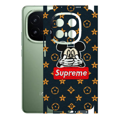IQOO Phone Skins (All Models) - Mickey Supreme - Matte Finish (M-83) IQOO 13 5G