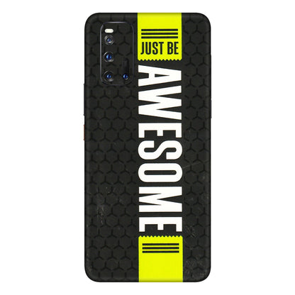 IQOO Phone Skins (All Models) - Just Be Awesome - 3D Embossed Finish (L-101) IQOO 3