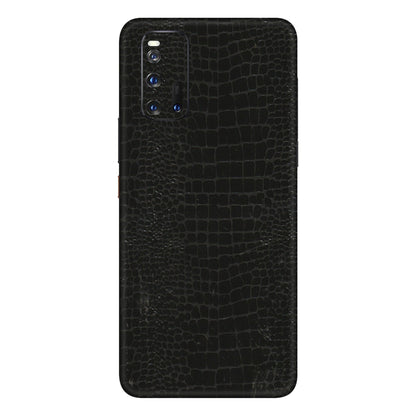 IQOO Phone Skins (All Models) - Snake Leather Black - 3D Embossed Finish (L-107) IQOO 3