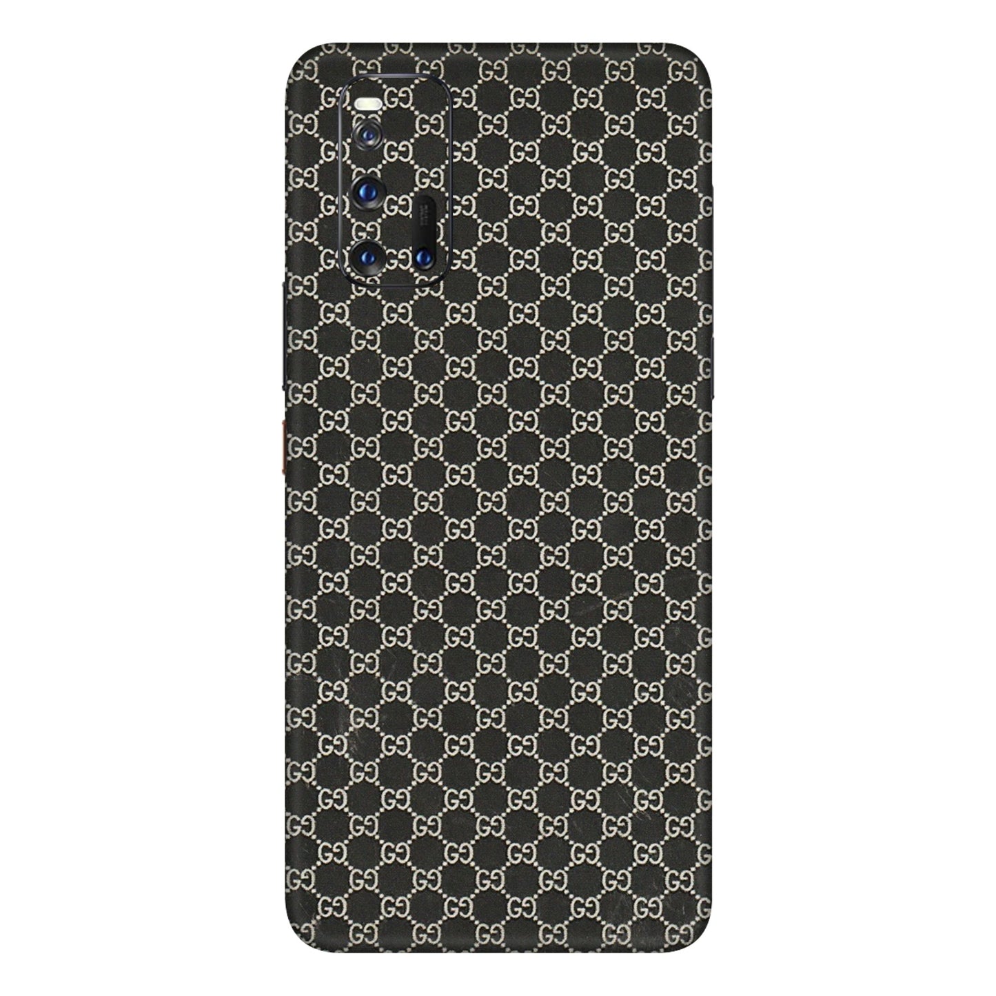 IQOO Phone Skins (All Models) - Black G Print - 3D Embossed Finish (L-109) IQOO 3