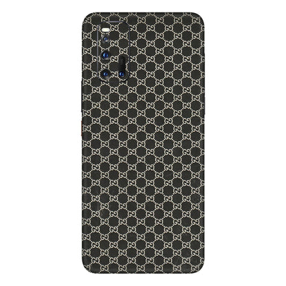 IQOO Phone Skins (All Models) - Black G Print - 3D Embossed Finish (L-109) IQOO 3