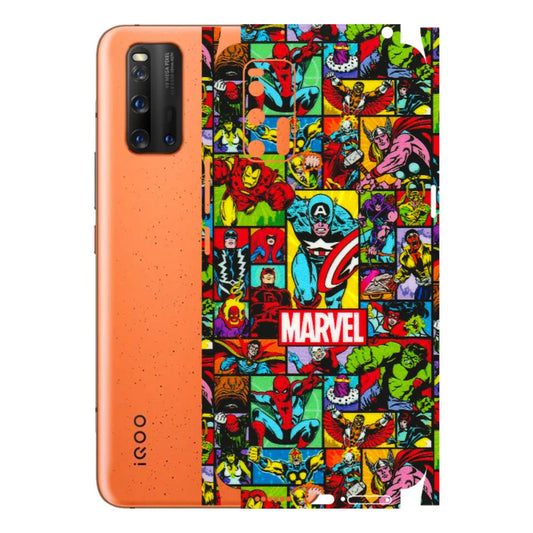 IQOO Phone Skins (All Models) - MARVELOUS Comic Characters - 3D Embossed Finish (L-129) IQOO 3