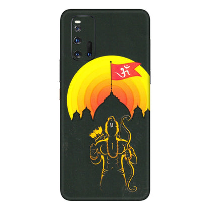 IQOO Phone Skins (All Models) - Lord Ram - 3D Embossed Finish (L-132) IQOO 3
