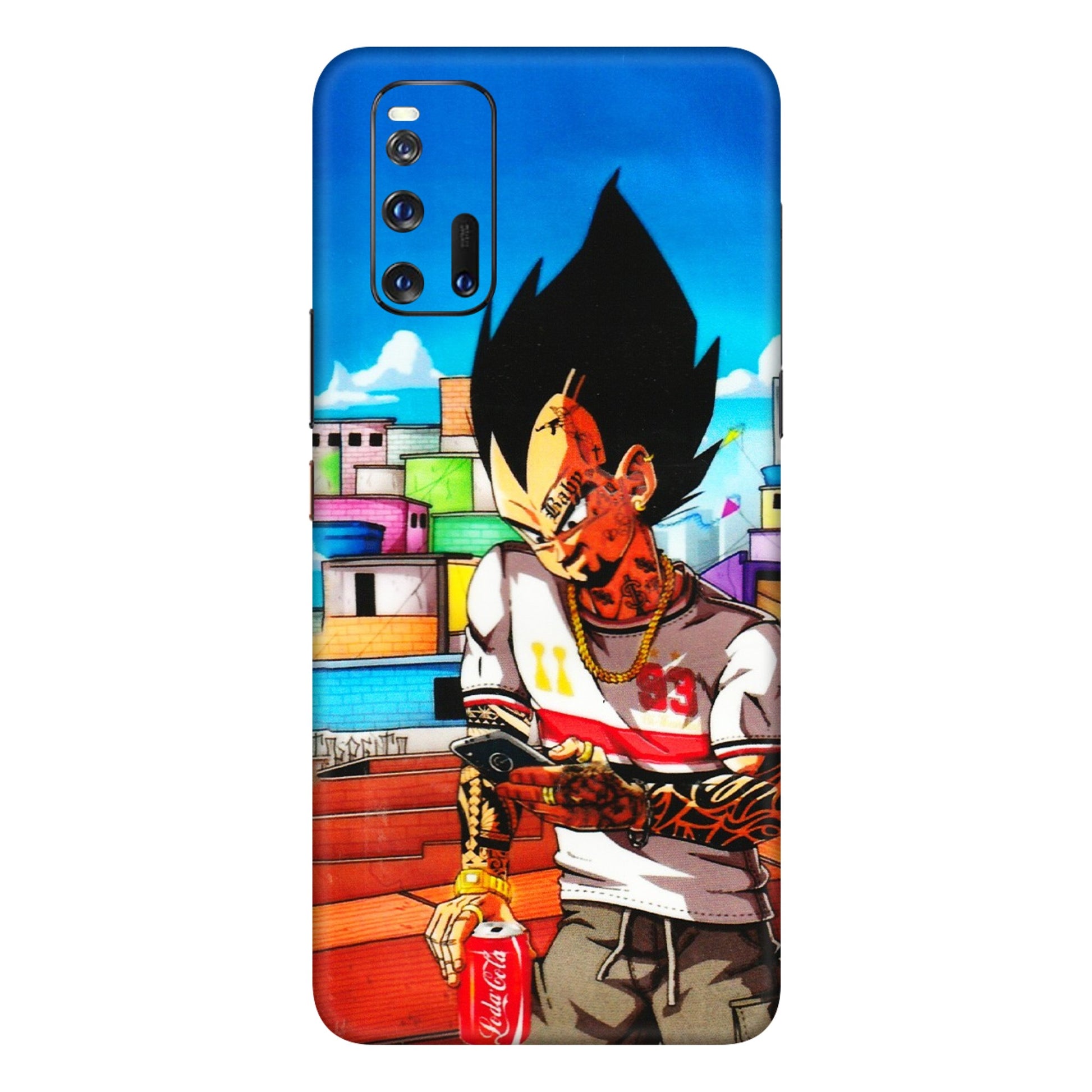 IQOO Phone Skins (All Models) - Vegeta - 3D Embossed Finish (L-136) IQOO 3