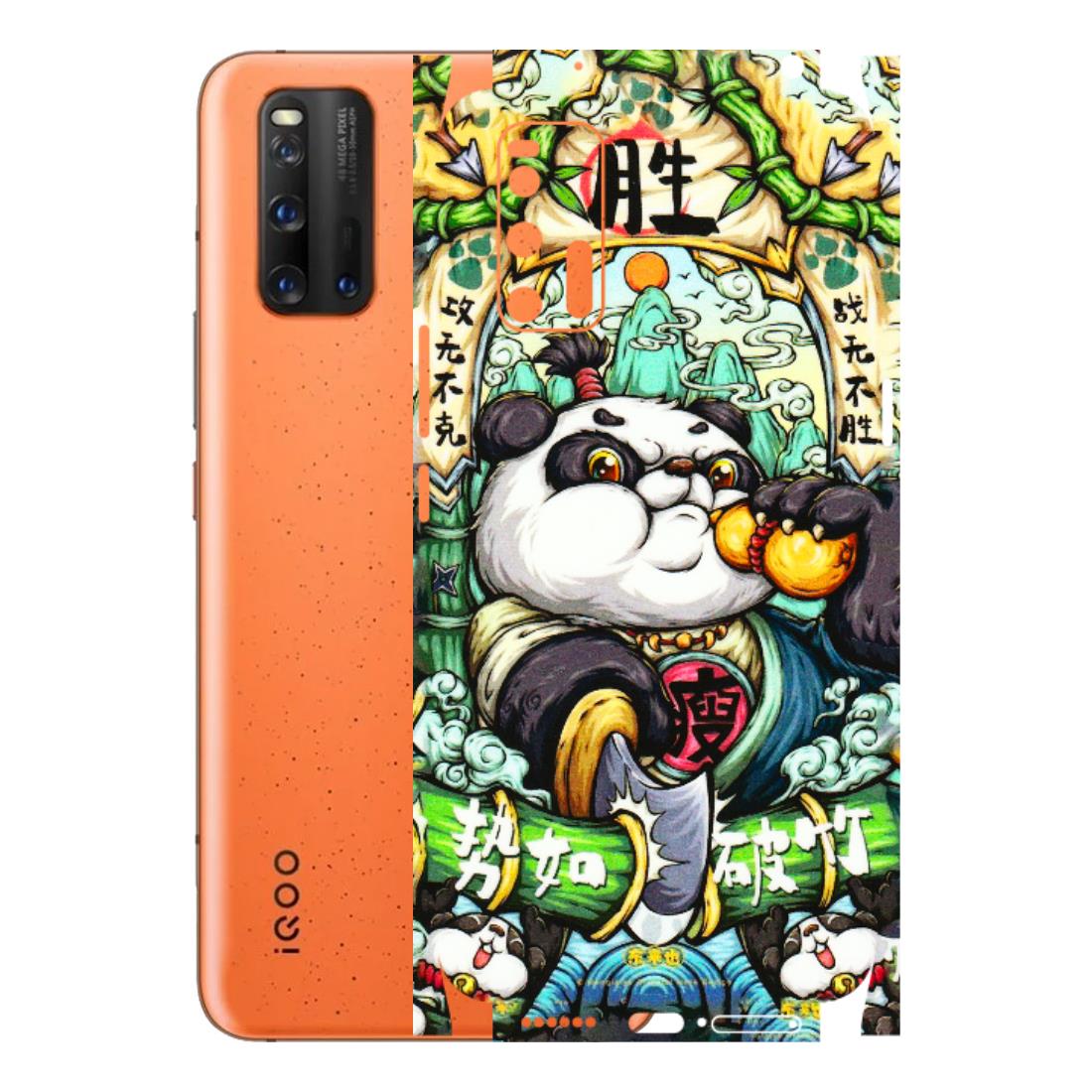 IQOO Phone Skins (All Models) - Royal Rich Panda - 3D Embossed Finish (L-170) IQOO 3