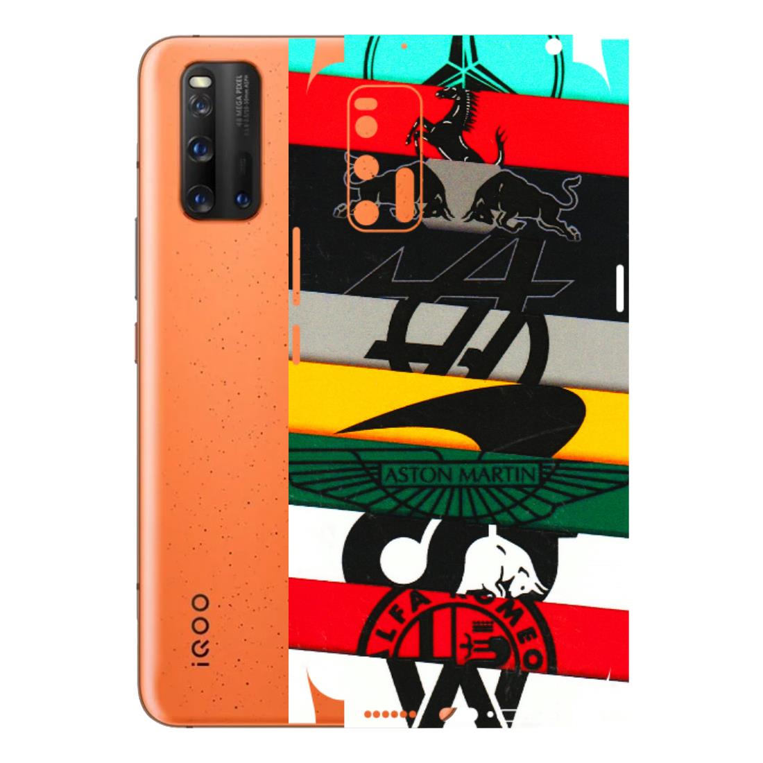 IQOO Phone Skins (All Models) - Multi Designer Brands - 3D Embossed Finish (L-187) IQOO 3