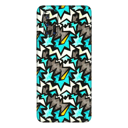 IQOO Phone Skins (All Models) - Funky Zig Zag - 3D Embossed Finish (L-223) IQOO 3